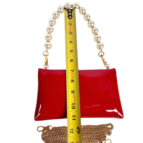 Dior Crossbody Purse Small Bag Beauty Cosmetic Case to Crossbody Faux Patent - Picture 9 of 13